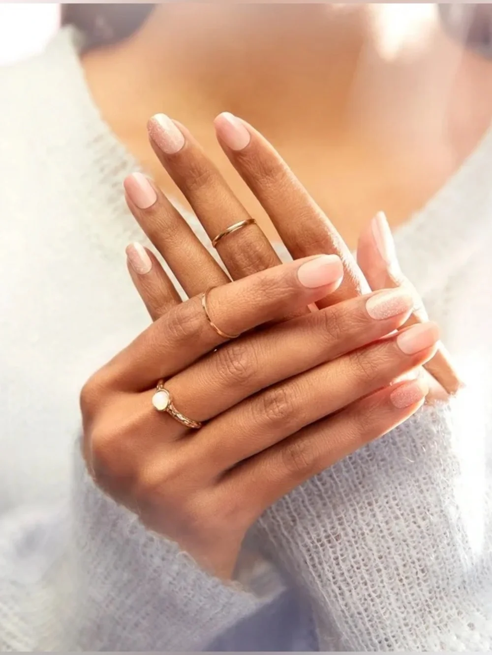 Dashing Diva Glaze Semi-Cured Gel Nails- Velvet Blush, NEW - Picture 5 of 6